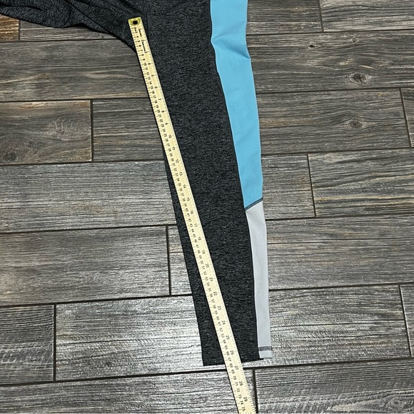 FJ Footjoy Golf Ankle Leggings Women's Size Large Gray Blue 27 Inch Side Pocket - Picture 11 of 15